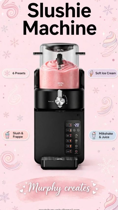 YOIMOIMO Slushie & Soft-Serve Machine – UGC video by Murphy Creates